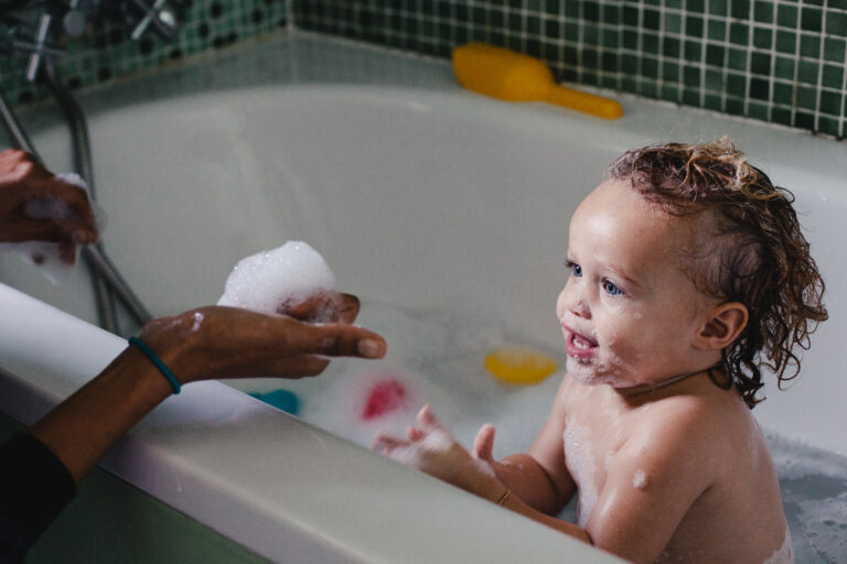 Capturing routines at home; Baby & child photographer London