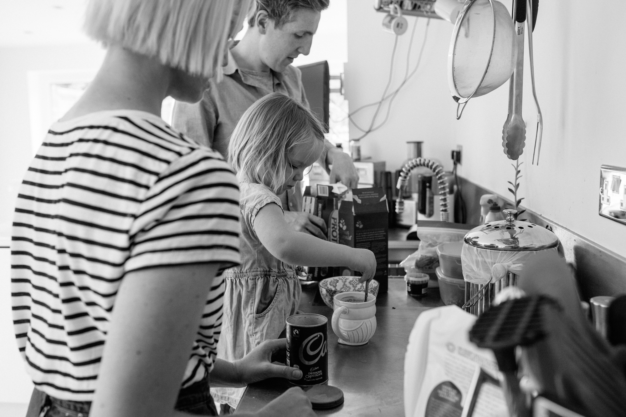 Family photographs at home in Stoke Newington, London London Children Photography 