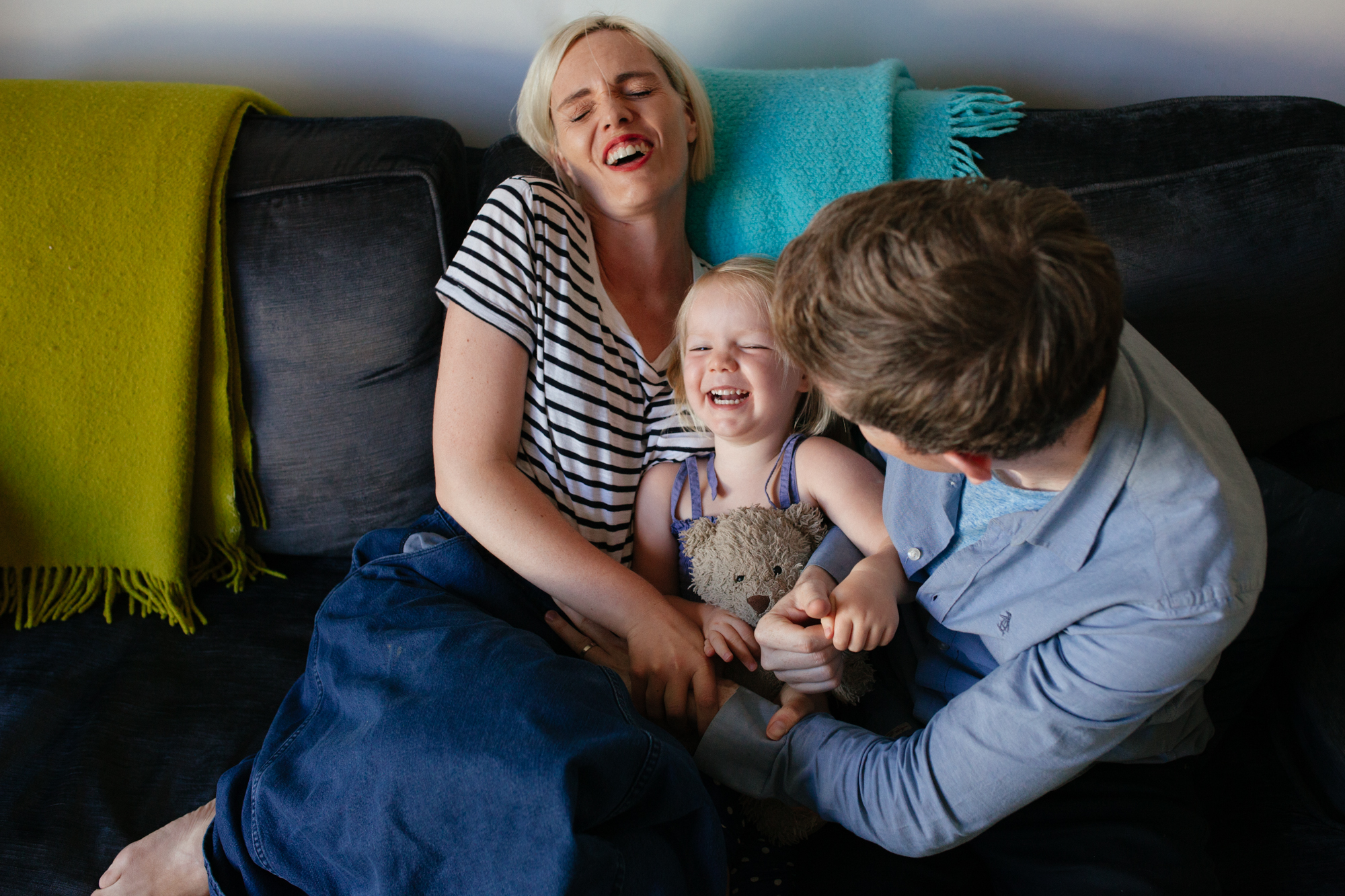 Family photographs at home in Stoke Newington, London London Children Photography 