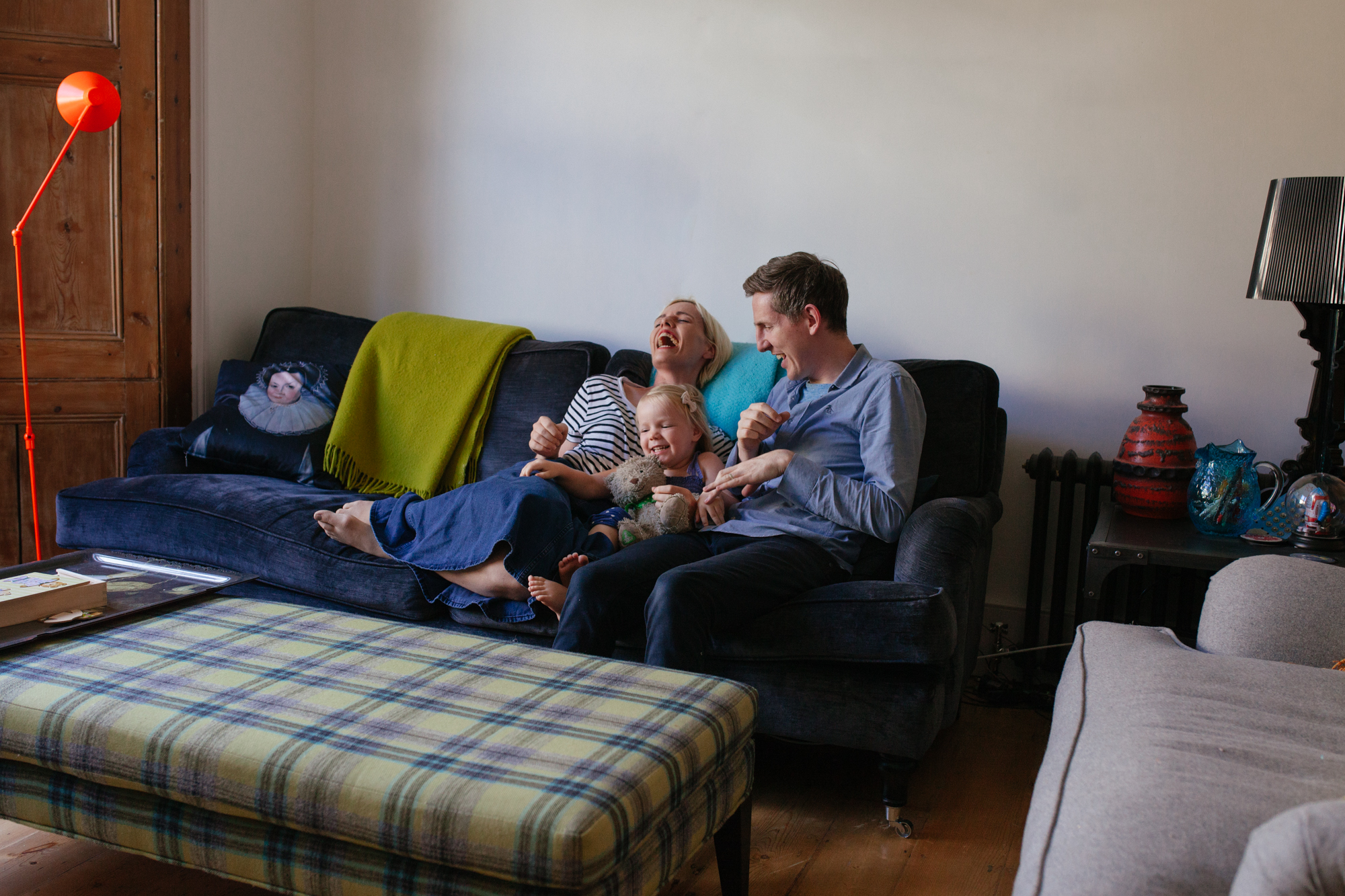 Family photographs at home in Stoke Newington, London London Children Photography 