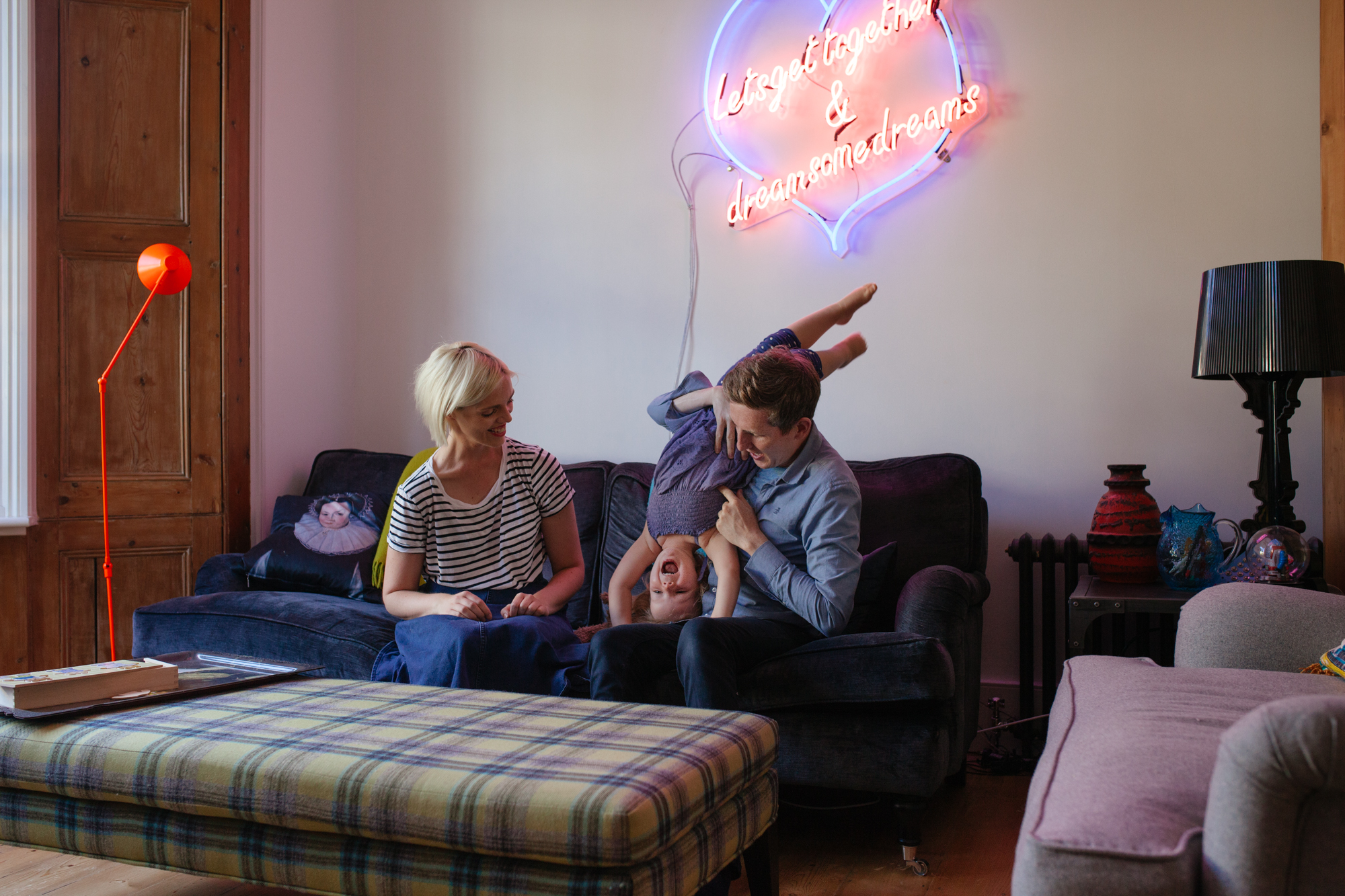 Family photographs at home in Stoke Newington, London London Children Photography 