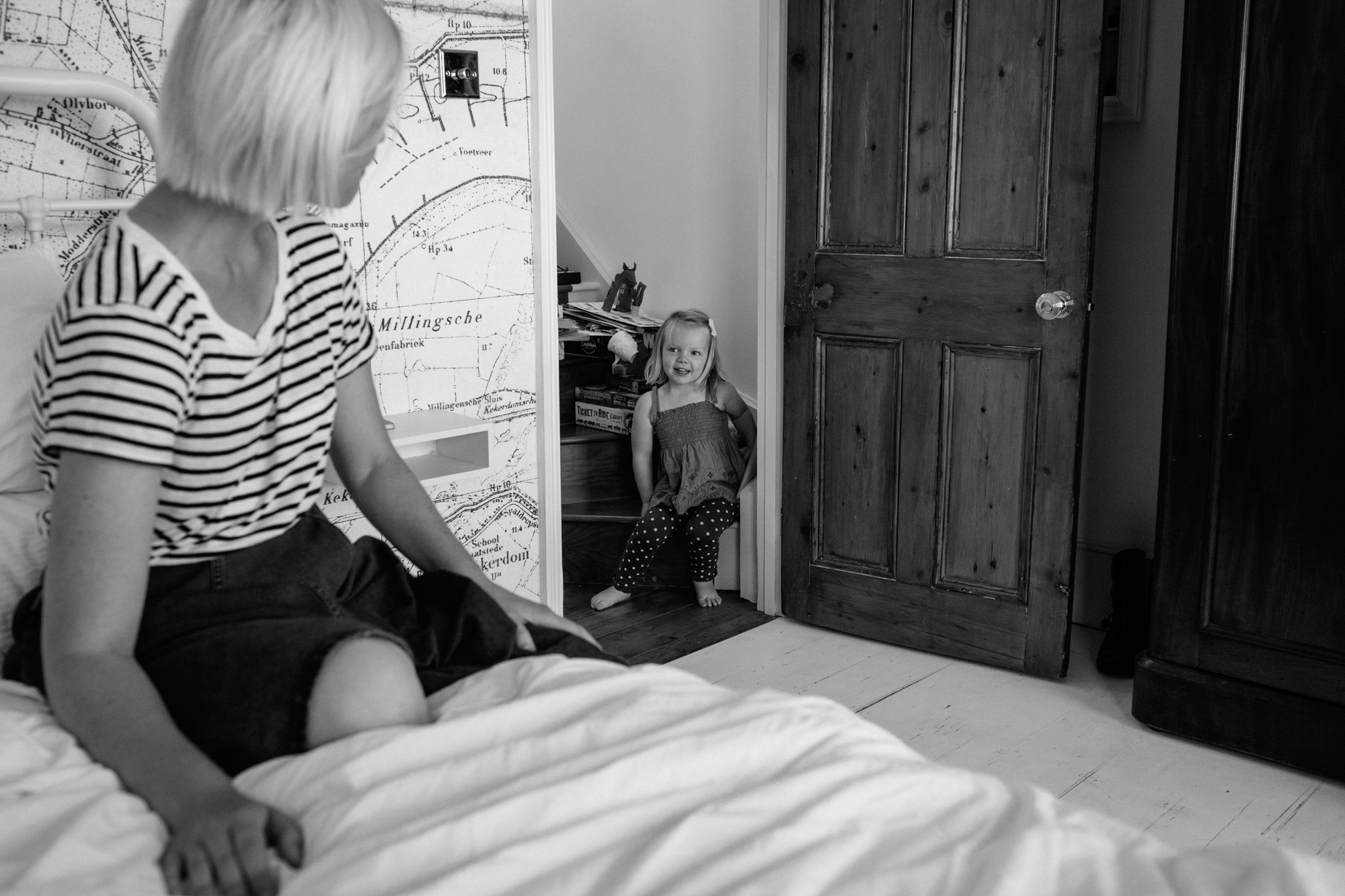 Family photographs at home in Stoke Newington, London London Children Photography 