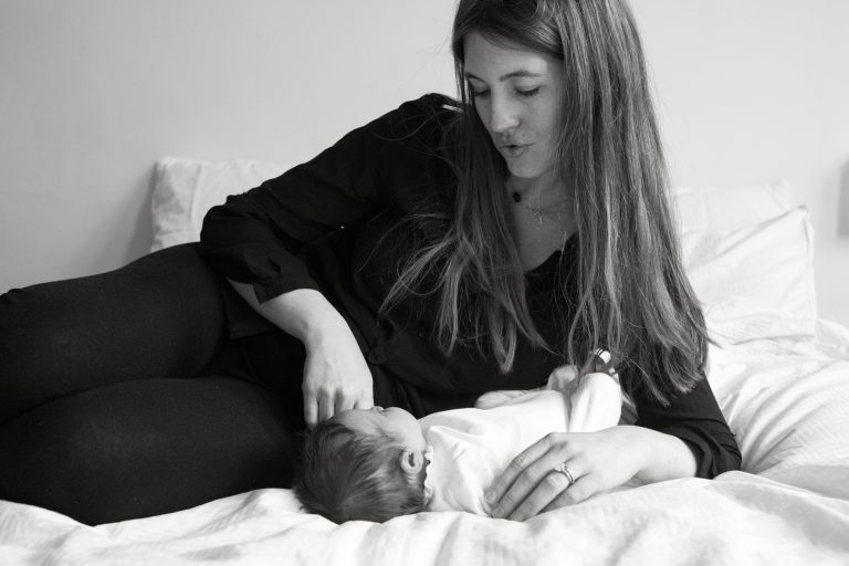 Newborn baby & family portraits, Marylebone, London