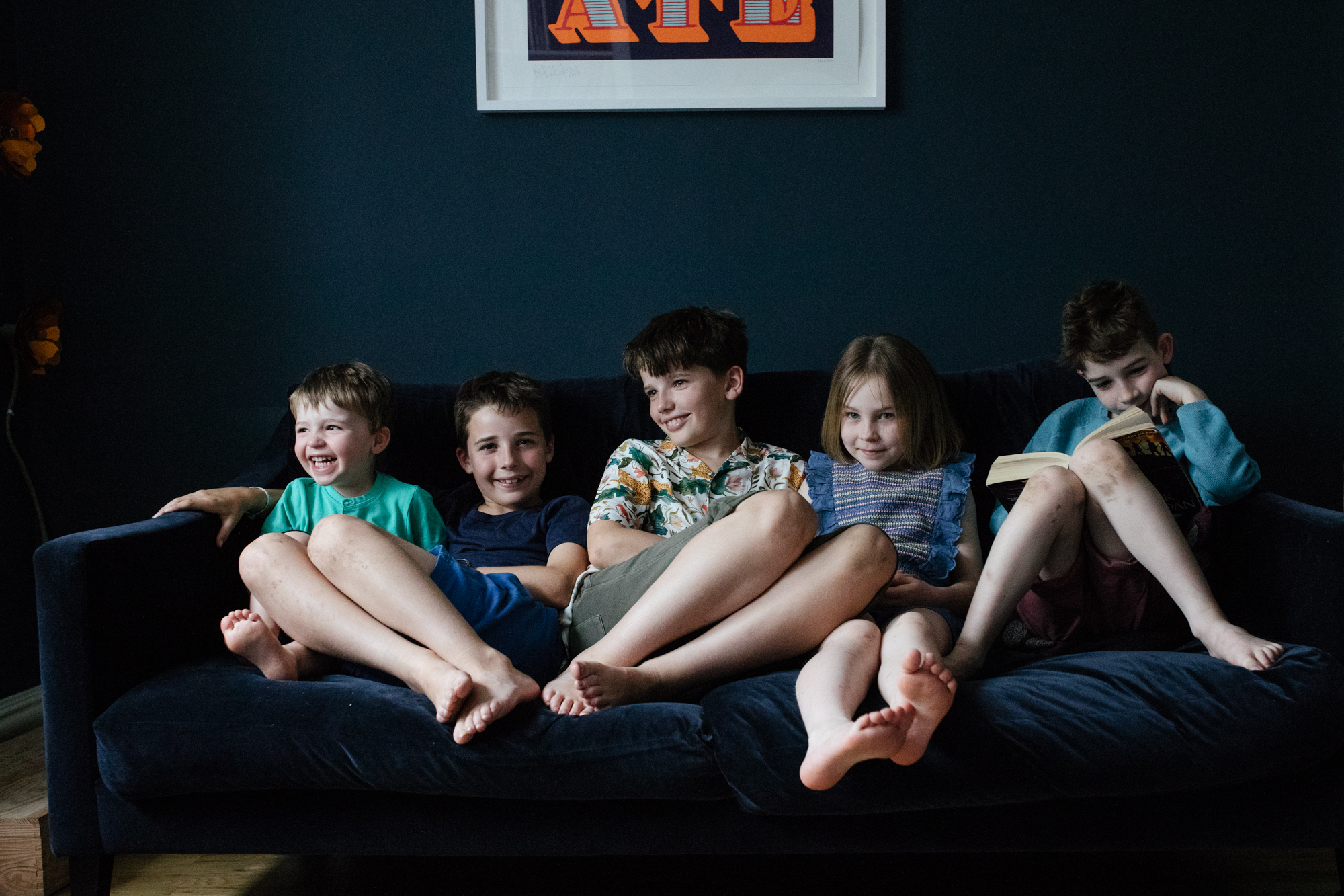 Family portrait photography at home in London London Children Photography 