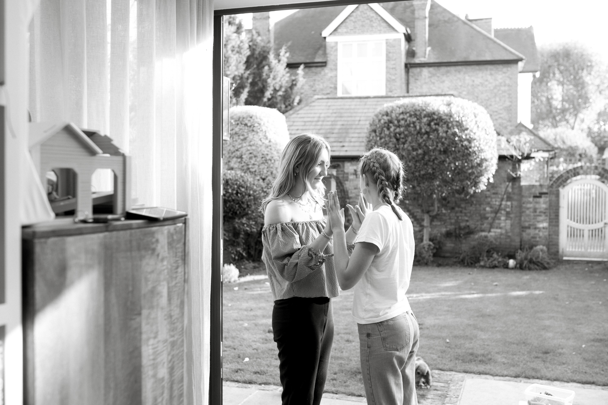 Portraits of teenagers at home in London London Children Photography 