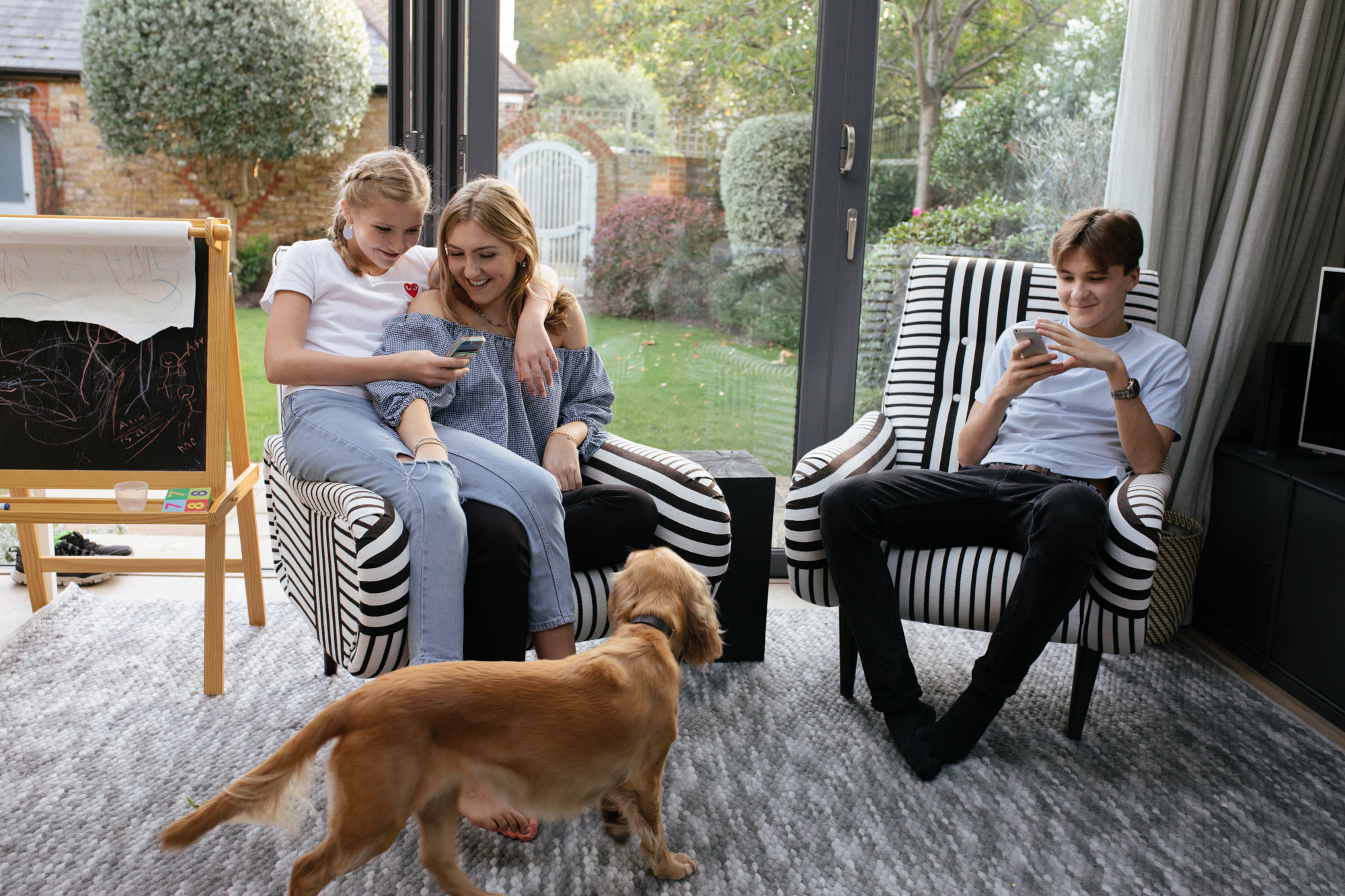 Portraits of teenagers at home in London London Children Photography 