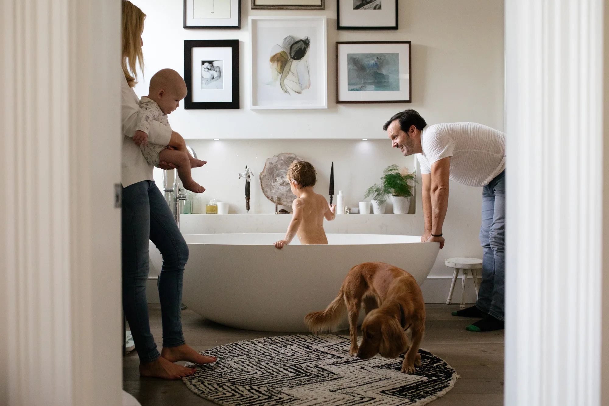 family lifestyle photographer, at home, London