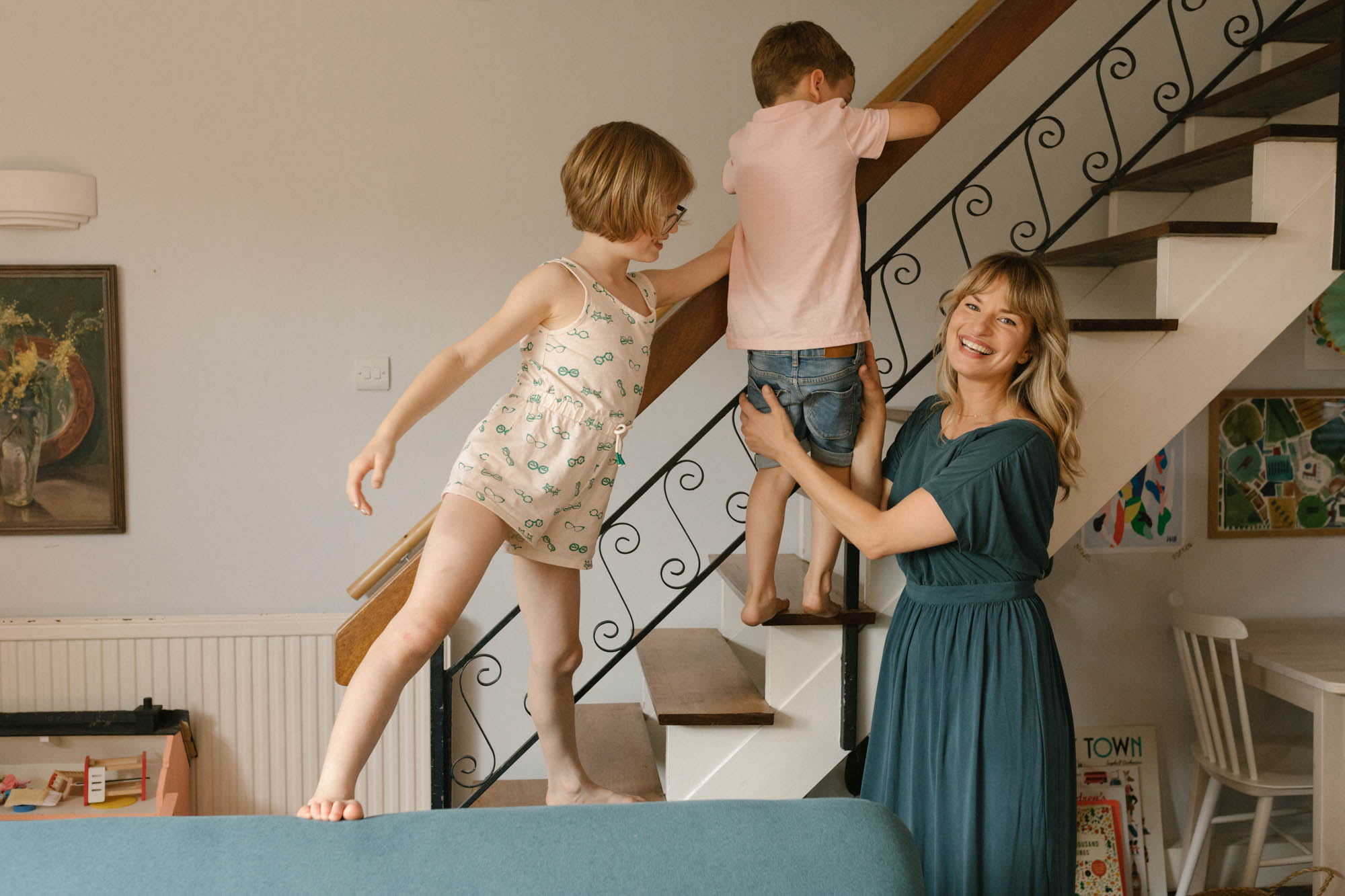 Motherhood session with Bethie Hungerford and kids London Children Photography 