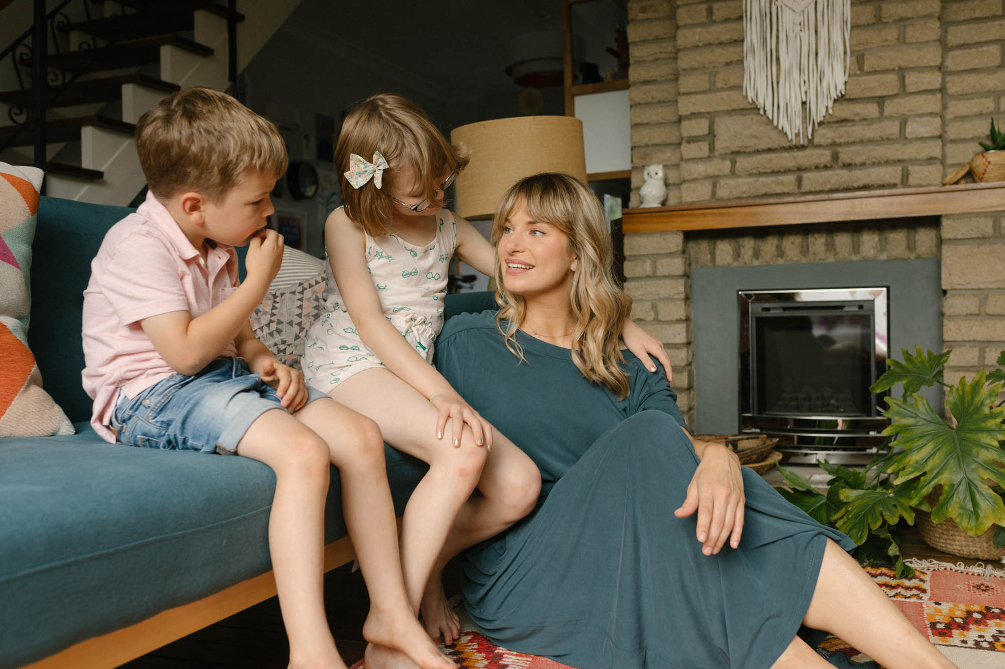 Motherhood session with Bethie Hungerford and kids London Children Photography 