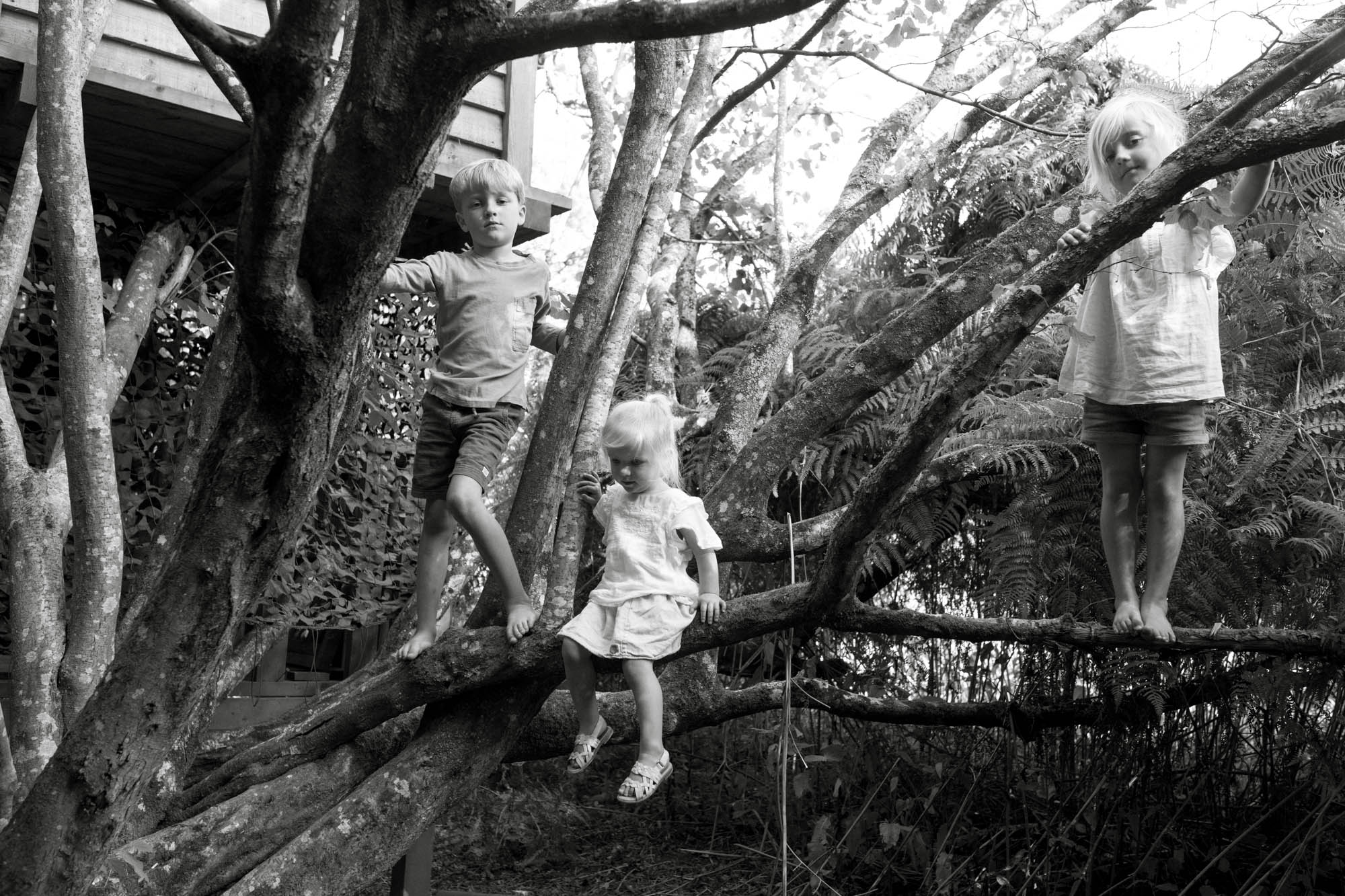 Family farm portrait photography in b&w London Children Photography 