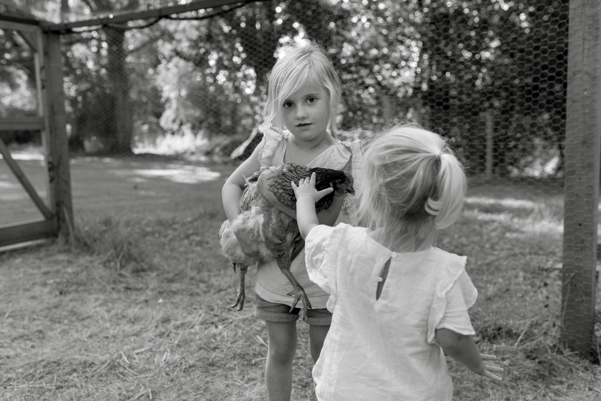 Family farm portrait photography in b&w London Children Photography 