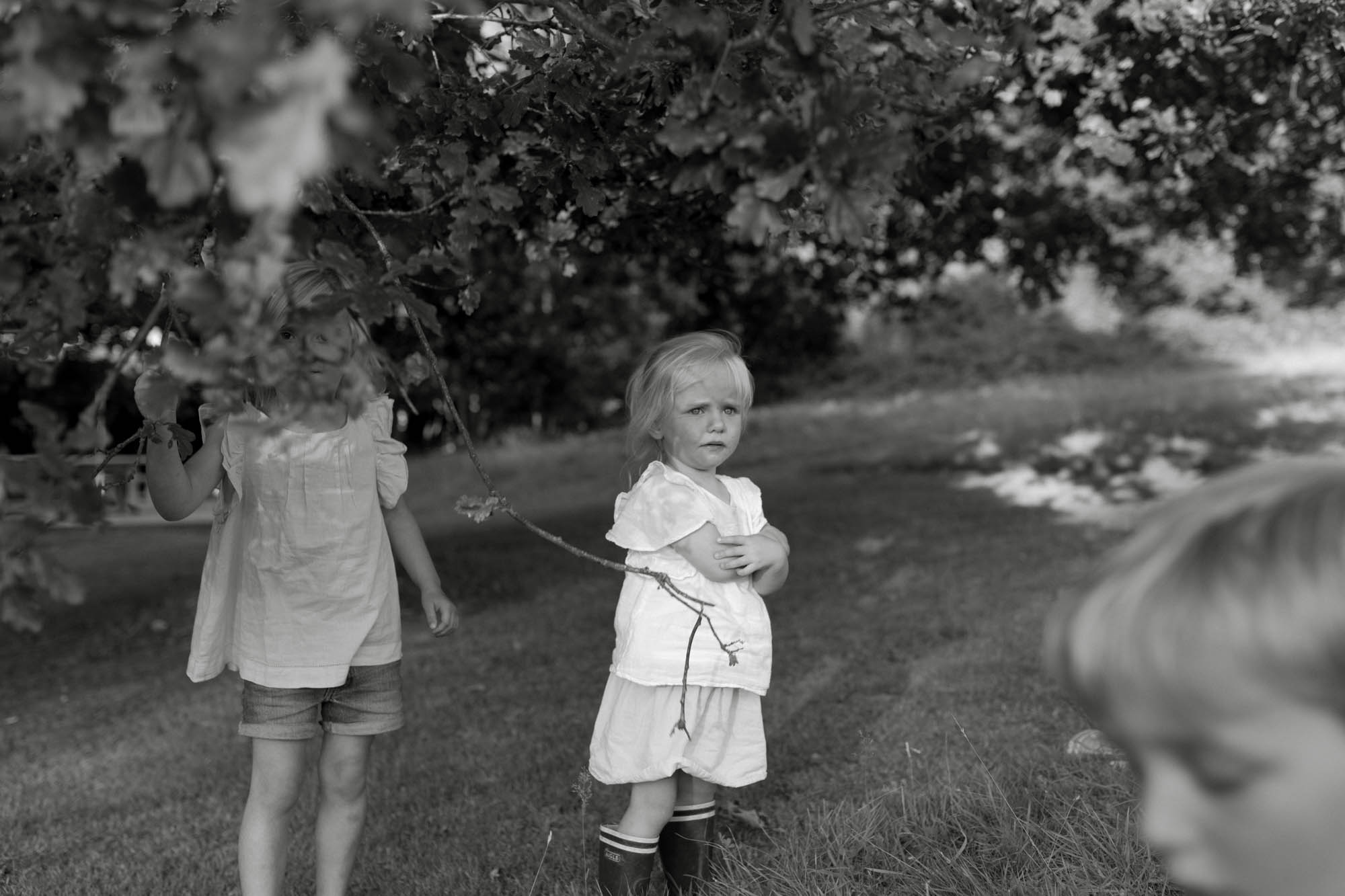 Family farm portrait photography in b&w London Children Photography 
