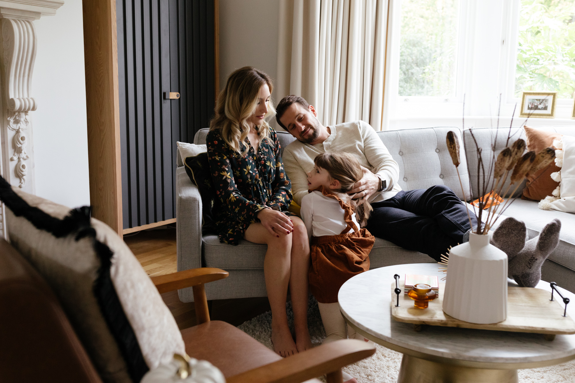 Autumn family portrait photography in Notting Hill Gate, London London Children Photography 