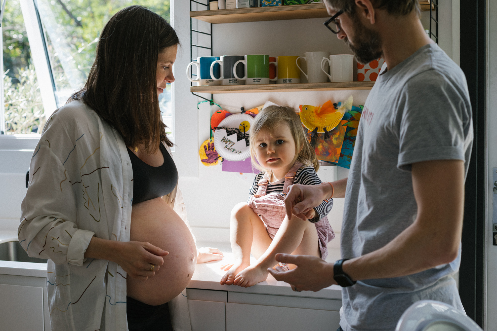 Portraits at home  with London family photographer Thea Courtney London Children Photography 
