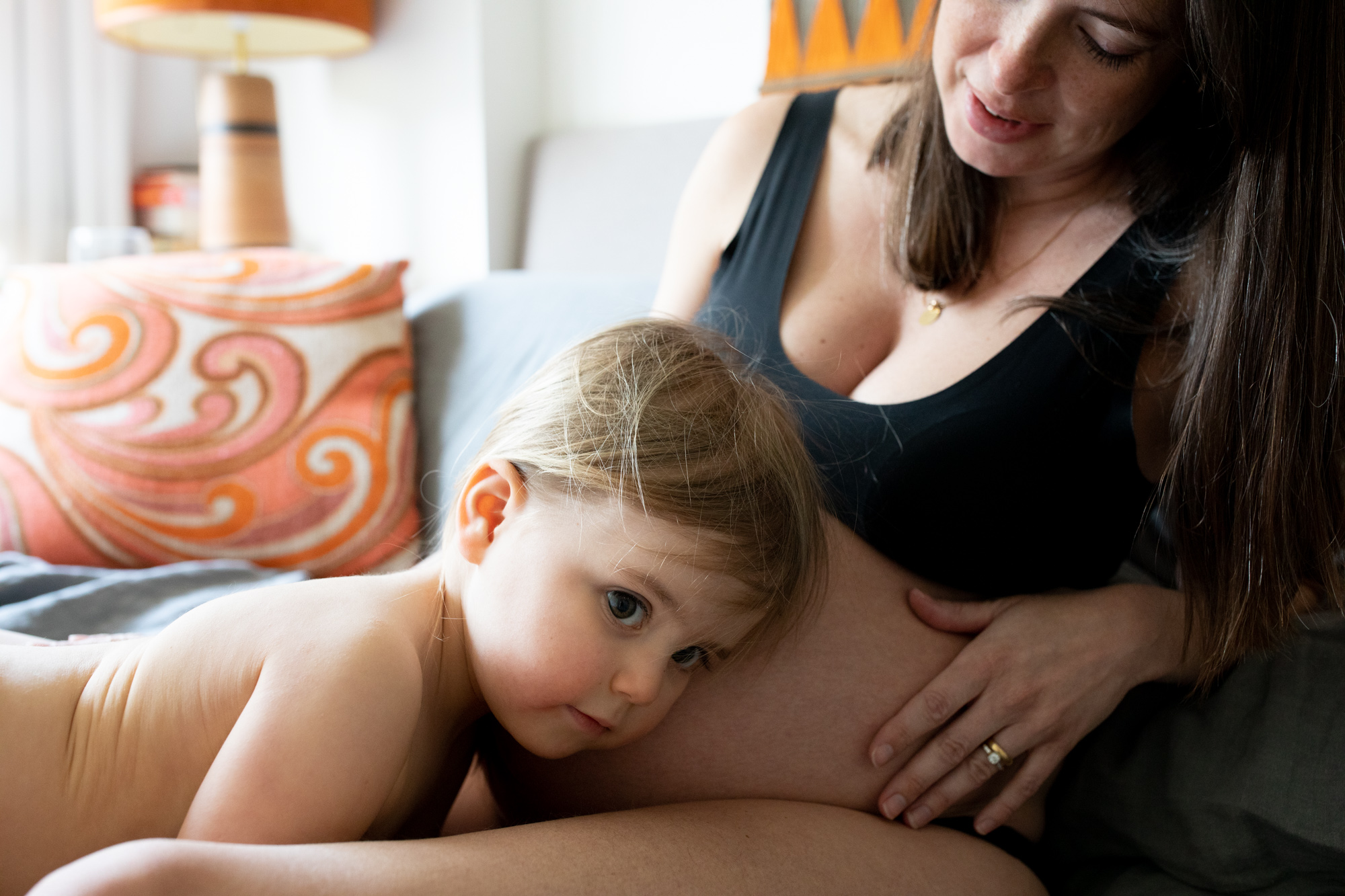 Portraits at home  with London family photographer Thea Courtney London Children Photography 