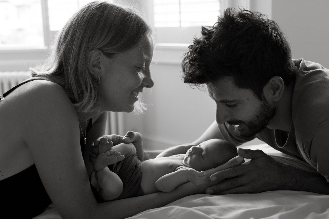Newborn baby photography at home, London London Children Photography 